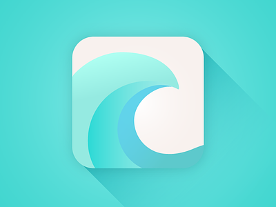 Surf App Icon app icon icon ios surf surf app wave