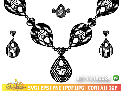 Fiber laser teardrops necklace design 2d cnc design drafting of nouns dwg dxf gold illustration logo ‏‏ezcad2