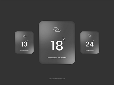 Weather [Ricky Mahendra] design graphic design illustration motion graphics typography