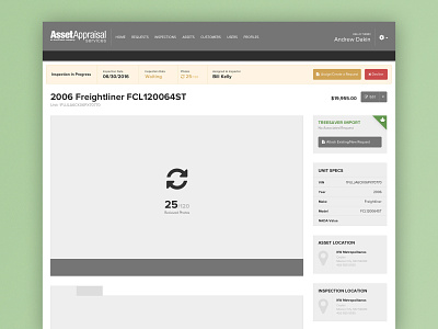 TreeSaver Import concept import inspection ui ux web