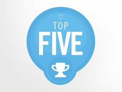 Top 5 Badge badge sports trophy