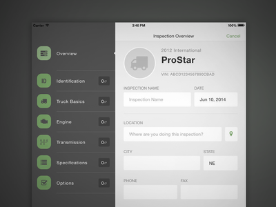 Inspection App inspection ipad