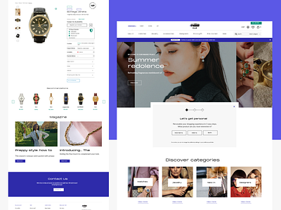 CLE design ecommerce homepage ui ux