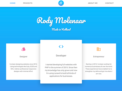Personal website personal