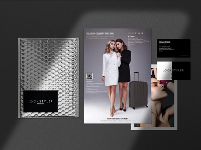 Lookstyler branding brand identity branding branding and identity business card design flyer logo luxury fashion photo manipulation