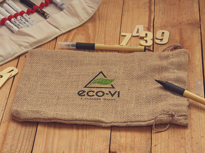eco-vi bag branding design logo
