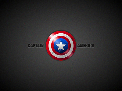 Captain America design icon illustration