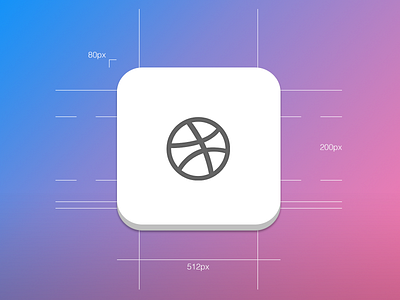 Dribbble Icon app dribbble icon ios iphone perfect pixel rebound