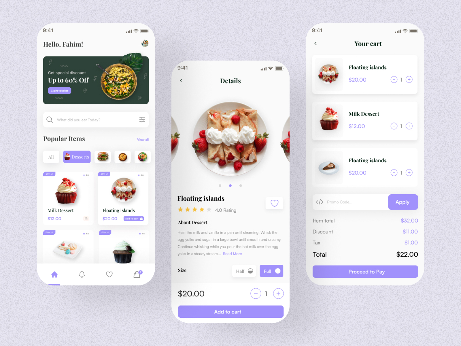 Food Delivery App Design by Jubayer on Dribbble