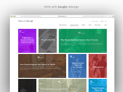 ThinkWithGoogle Redesign