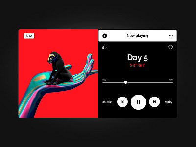 Daily UI #09 / Music Player