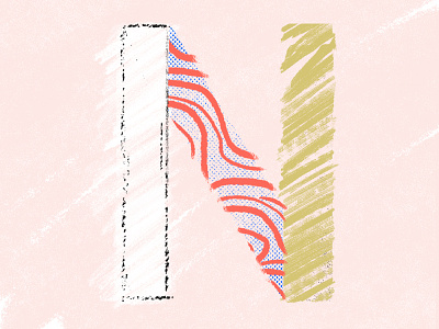 36 days of type N 36days 36daysoftype challenge daily illustration letter type