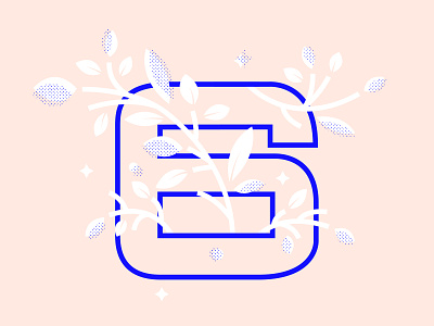 36 days of type 6 36days 36daysoftype challenge daily illustration letter type