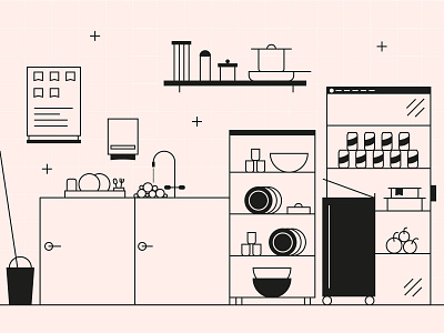 Kitchen Illustration