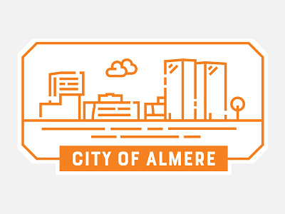 Sticker for Almere, NL