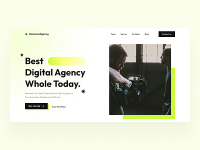 Creative Digital Agency Landing Page agency app app design dashboard design digital agency digital creative finance landing page mobile app mobile app design mobile ui ui uidesign uiux user user interface ux webdesign website