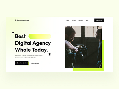 Creative Digital Agency Landing Page