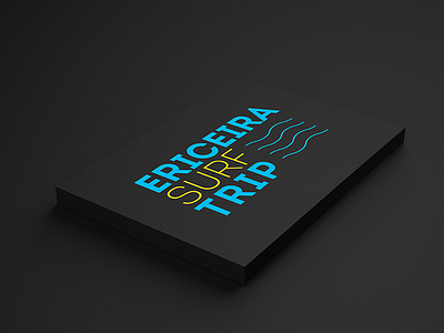 Ericeira Surf Trip branding design ericeira lines logo mark surf trip waves