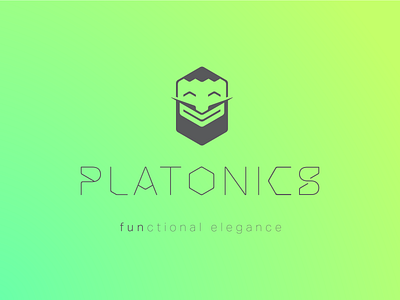 Platonics Logo brand brand and identity branding custom font custom fonts elegance furniture logo vector