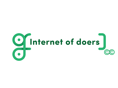 GRIoT Internet of doers branding logo typography vector