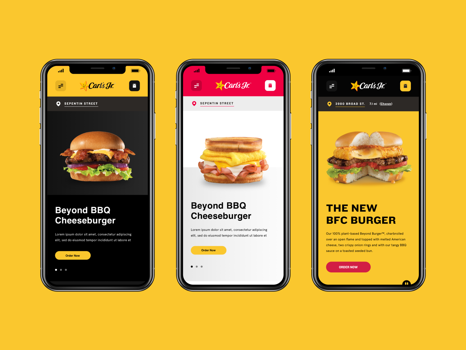 Carl’s Jr Website Redesign by Nikola Vukojicic on Dribbble