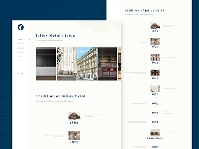 Julius Meinl Living Website Design
