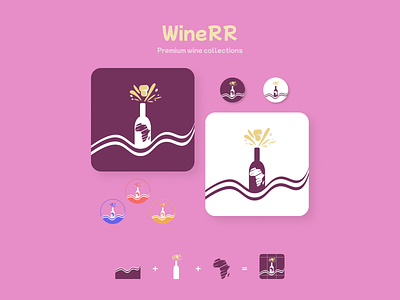 WineRR - Premium wine shop Day 05/100 #DailyUI challenge best ui creative design dailyui challenge icon design icons logo logography ui
