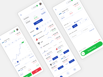 Happy Trading -Mobile UI concept by Sufikul Islam on Dribbble