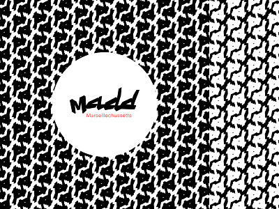 Madd visual identity album cover branding logo pattern