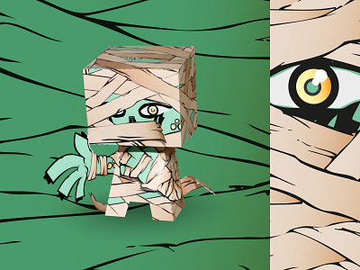 Papertoy - Mummy illustration mummy papertoy