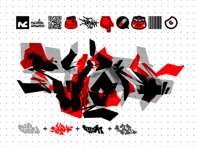 Digital graffiti - Futon 118 futon graffiti kappa nicolas cessieux typography
