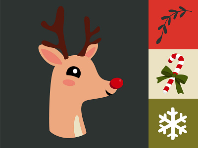 Christmas illustrations christmas illustration rudolph reindeer