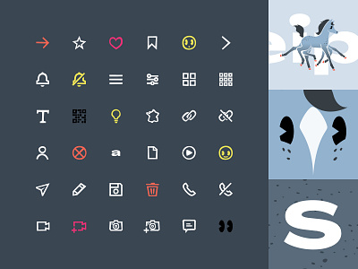 Icon set for Sleipny