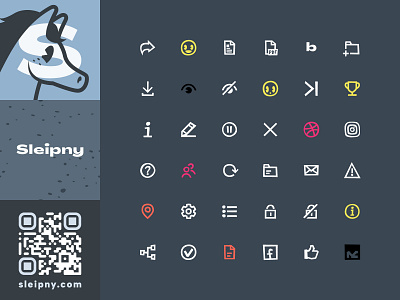 Icon set for Sleipny app