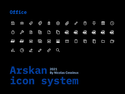 Arskan UI icon set