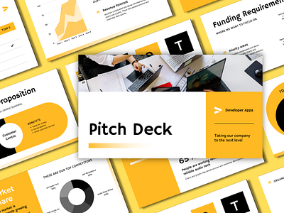 App Development Pitch deck app development branding business presentation corporate presentation design fund raising google slides graphic design microsoft powerpoint pitch deck powerpoint presentation design typography