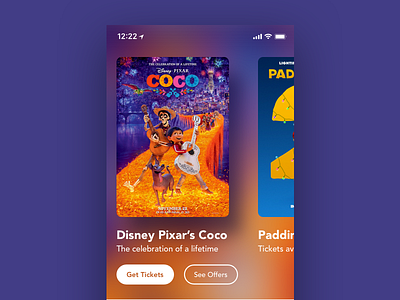 Cinema App booking cinema concept kuwait movie ui ux visual