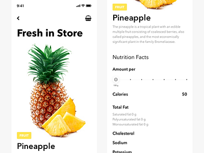 Grocery App Design