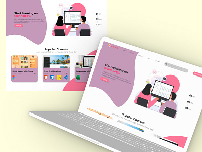 Coursus | e-Course Website course ui course website ecourse website learning ui learning website ui ui design web course web design web ui website design