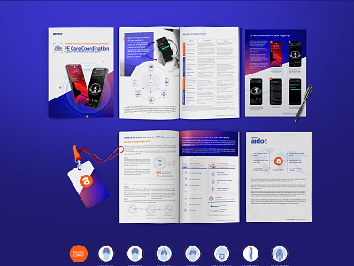 Aidoc - Product Brochure branding design graphic design illustration typography ui vector