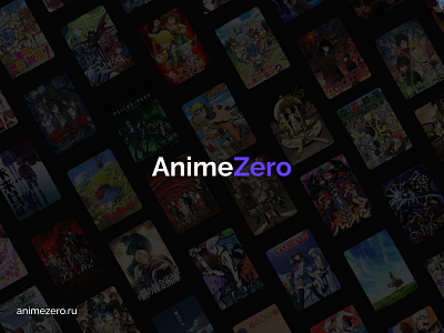 AnimeZero - онлайн-кинотеатр аниме anime application cinema design desktop site ui ux web web design website