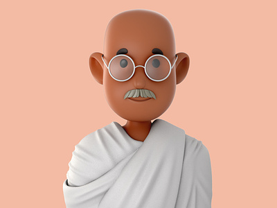 Gandhi 3d