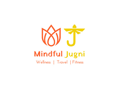 Mindful Jugni Minimal Logo Design adobe ai art branding character design designer dribble favicon firefly flat graphic design icon illustration logo print psd travel tulip ui