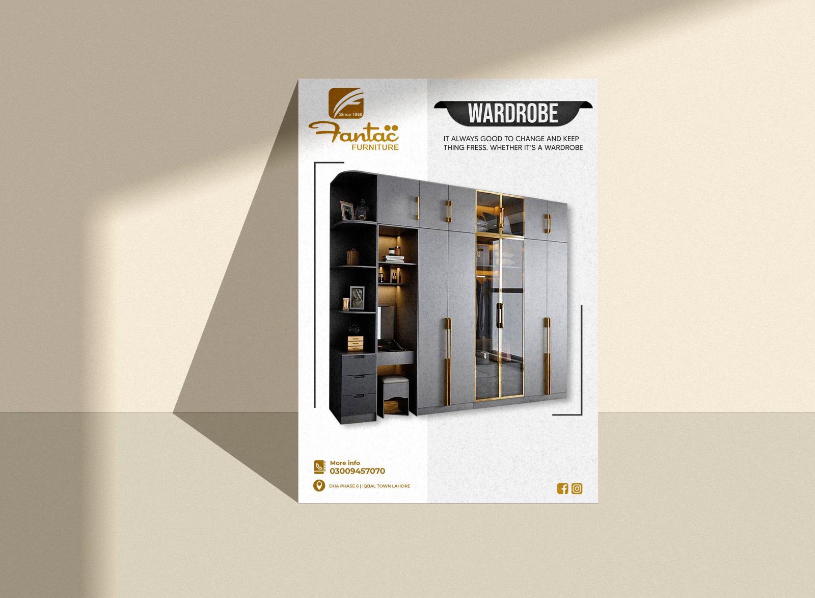 Fantac Furniture Flyer Design by Daniyal Ali on Dribbble
