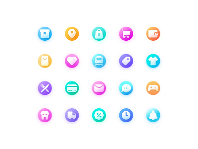 E Commerce Icon set Design