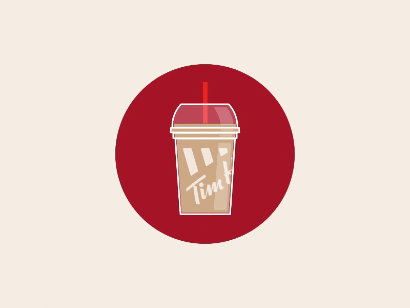 Sippin' on Ice Capps animation canada drink flinto ice capp motion tim hortons