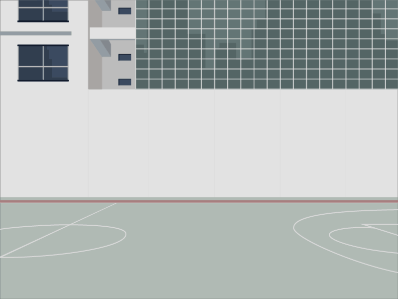 Basketball Court after effects animation ball basketball bounce court gif