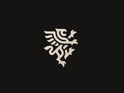 Gryphon concept dragon eagle gryphon logo
