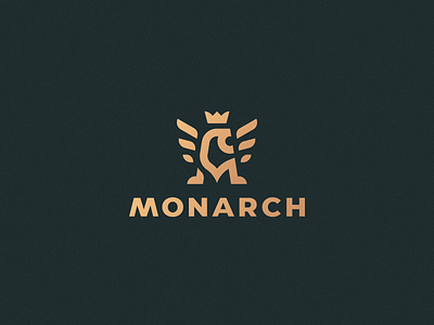 Monarch gryphon leo lion logo