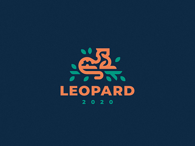 Leopard leopard lion logo panther